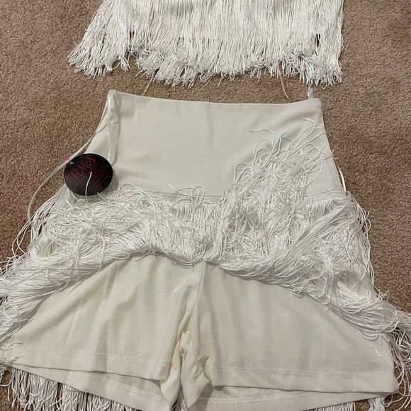 NWT Beach dress- White two piece - Picture 3 of 6